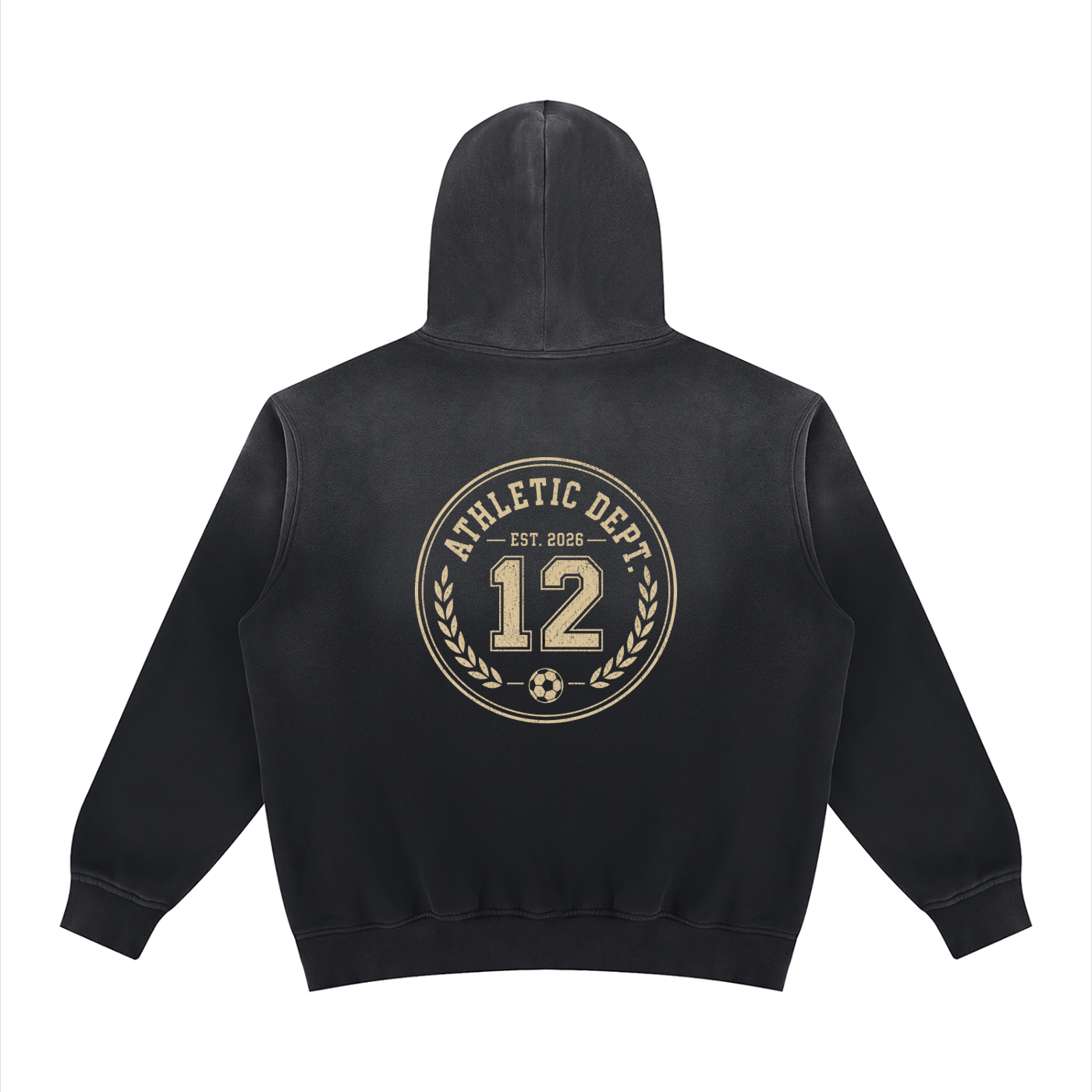 Unisex Vintage Wash Fleece Hoodie