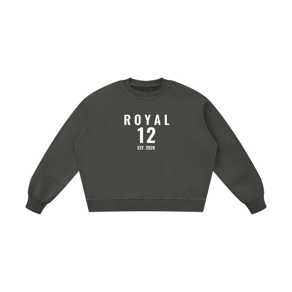 Unisex Boxy Vintage Washed Sweatshirt