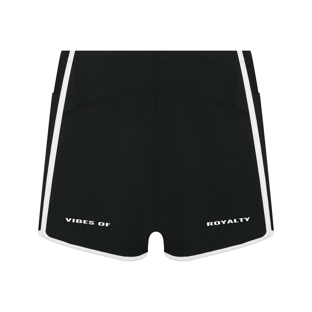 Women's High Rise Color Block Yoga Shorts