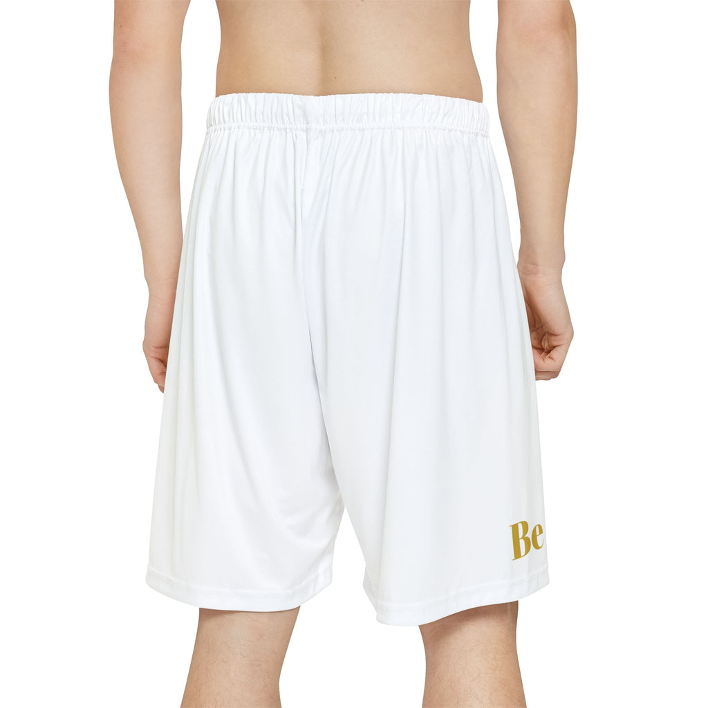 Athletic Shorts — "Be The Best For The Top" Gold Logo Performance Shorts