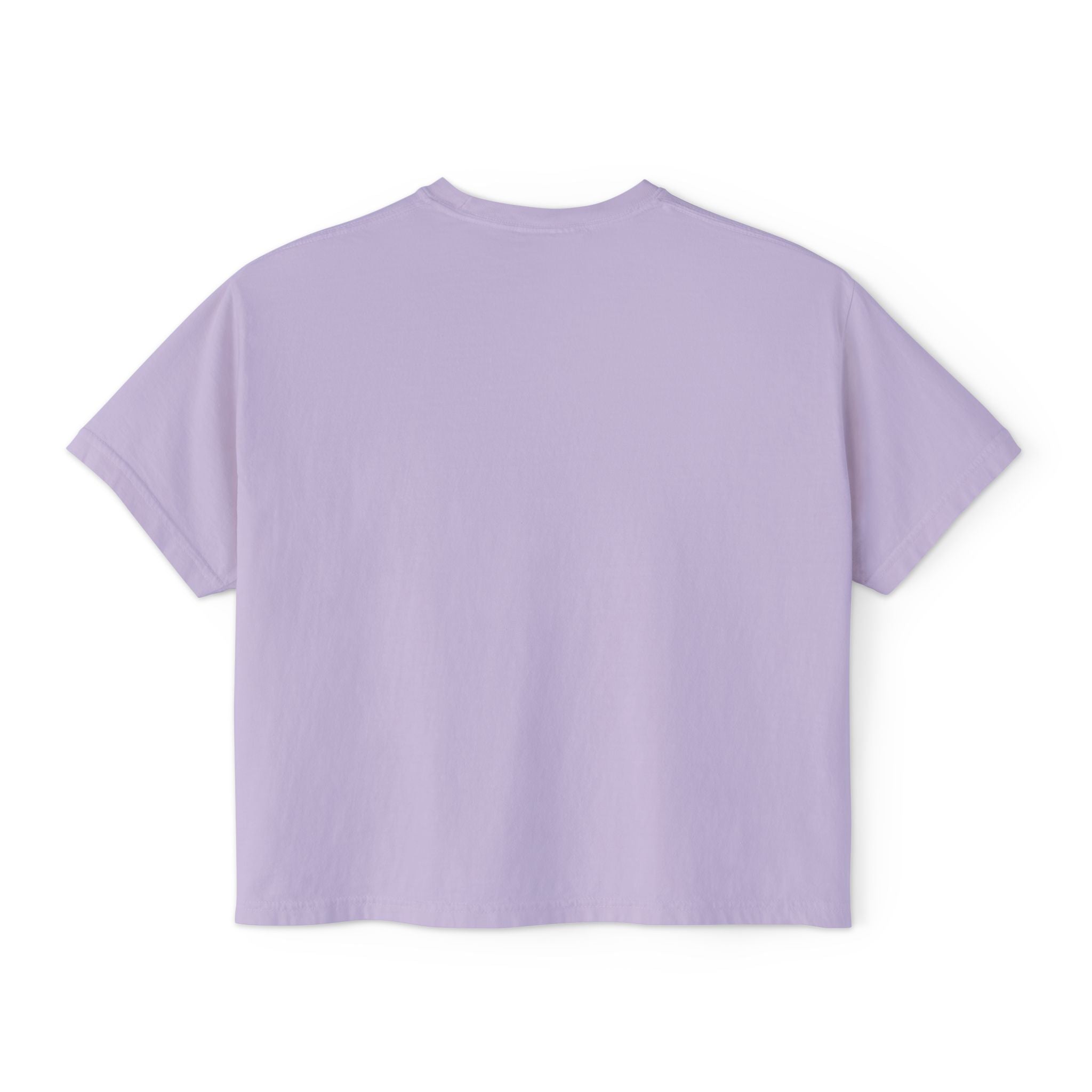 Crowned Z Women's Boxy Tee — Minimal Gold Initial Graphic