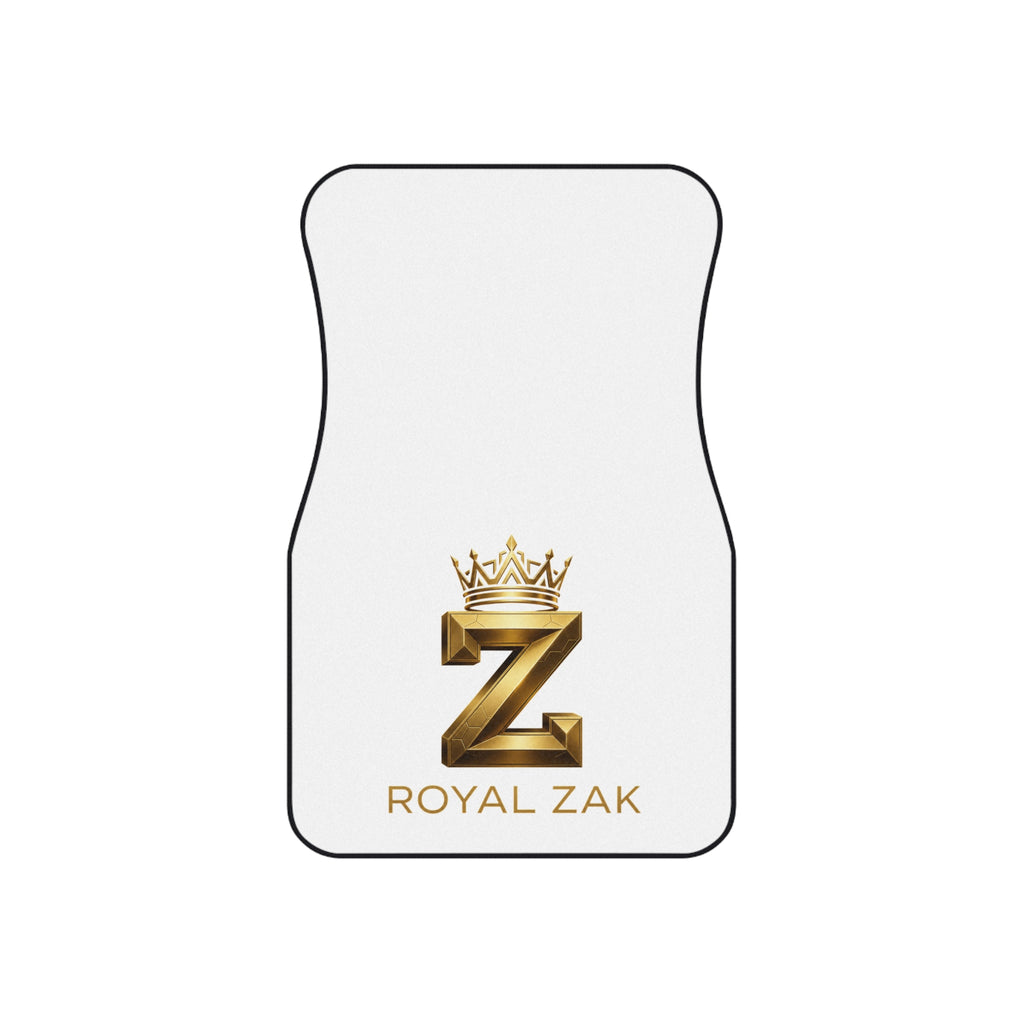 Royal Zak Gold Monogram Car Mats — Personalized Front Pair
