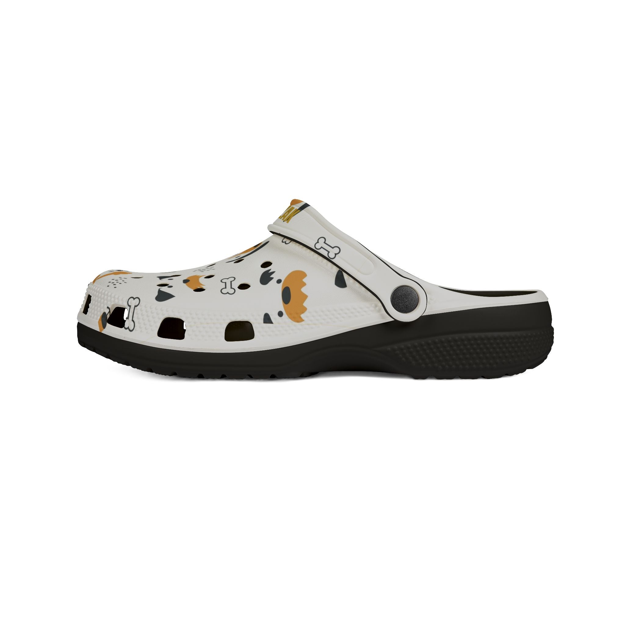 Dog Pattern EVA Clogs — Lightweight Waterproof Garden Shoes