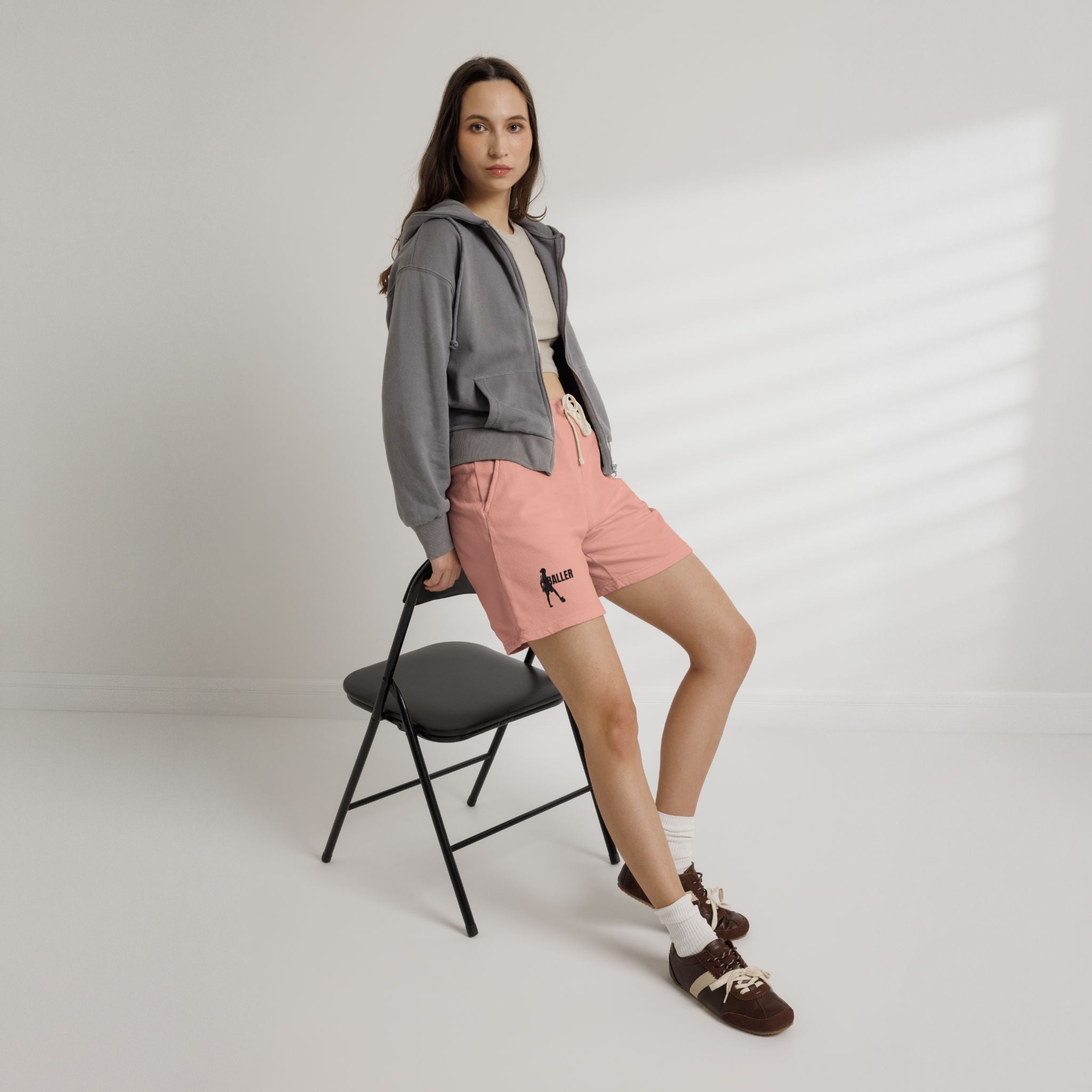 Baller Silhouette Fleece Sweat Shorts