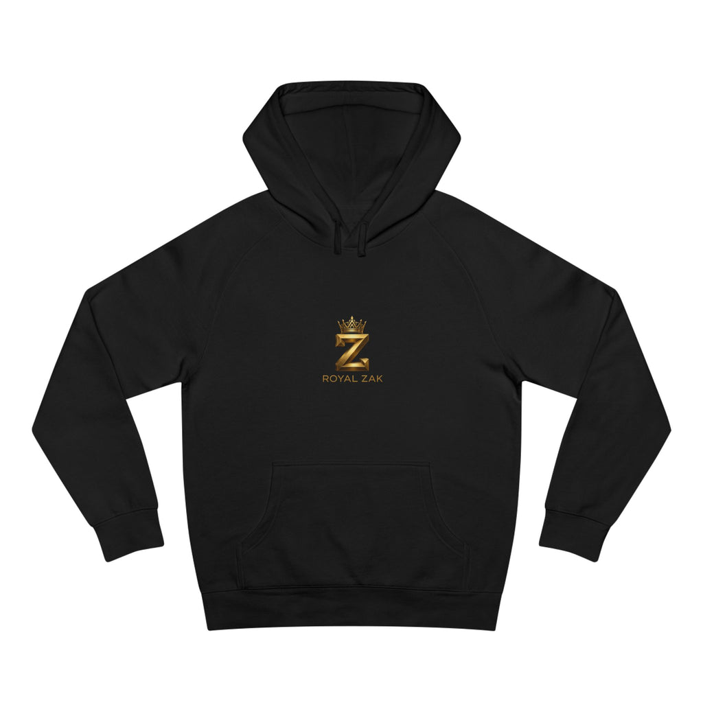 Gold Crown 'Z' Hoodie - Minimal Luxe Logo Pullover