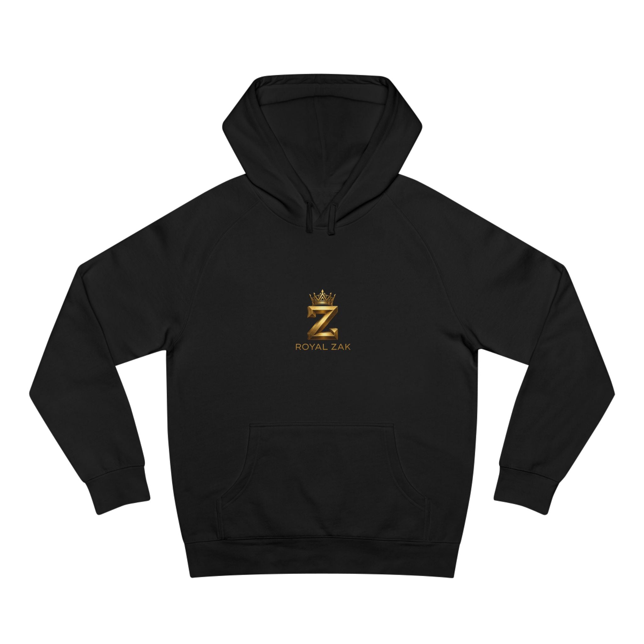 Gold Crown 'Z' Hoodie - Minimal Luxe Logo Pullover