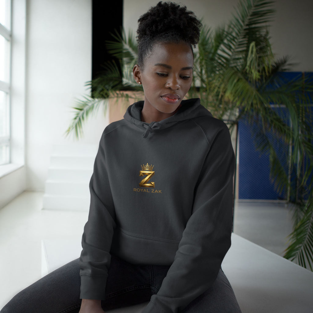 Gold Crown 'Z' Hoodie - Minimal Luxe Logo Pullover