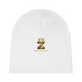 Royal Zak Gold Crown Baby Beanie — Newborn Knit Hat