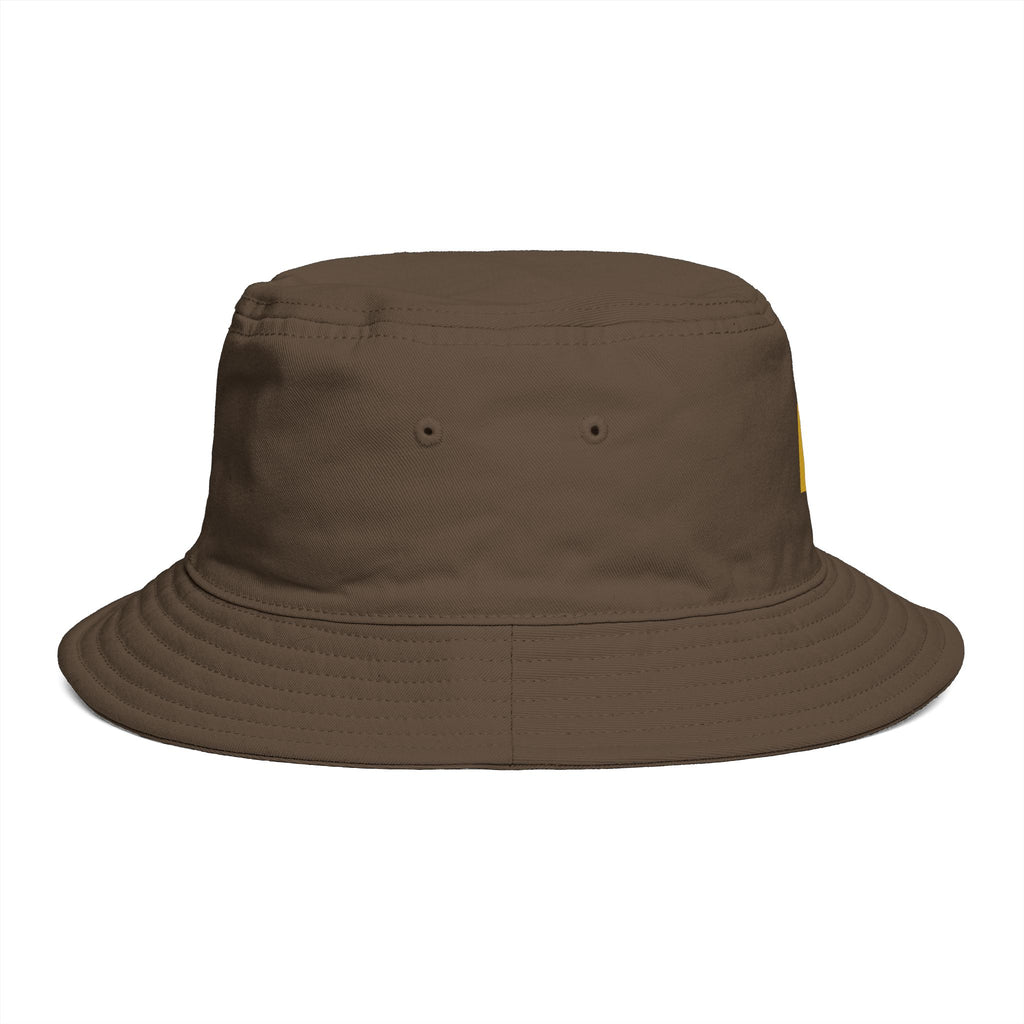 RZ Embroidered Bucket Hat — Retro Minimalist Logo Cap