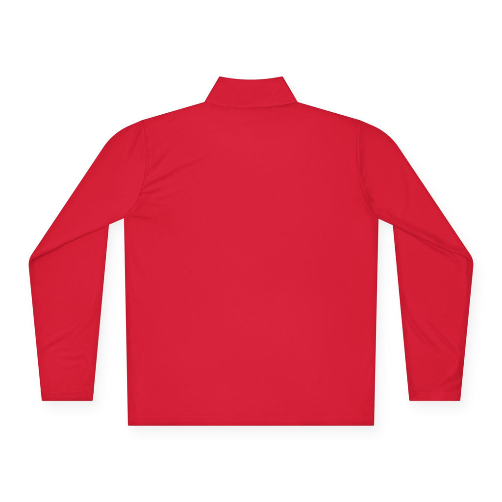 Quarter-Zip Pullover — Royal Elm Gold Logo embroidered