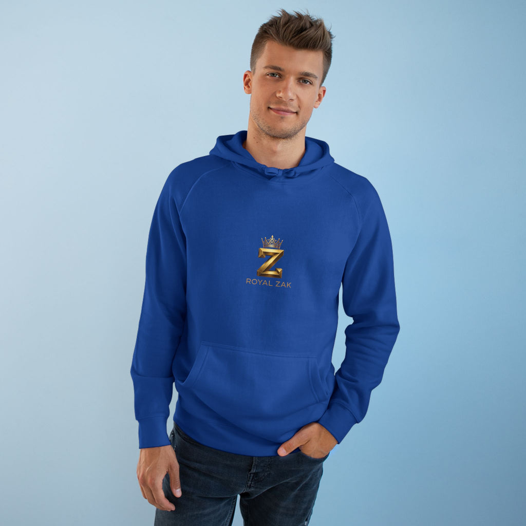 Gold Crown 'Z' Hoodie - Minimal Luxe Logo Pullover