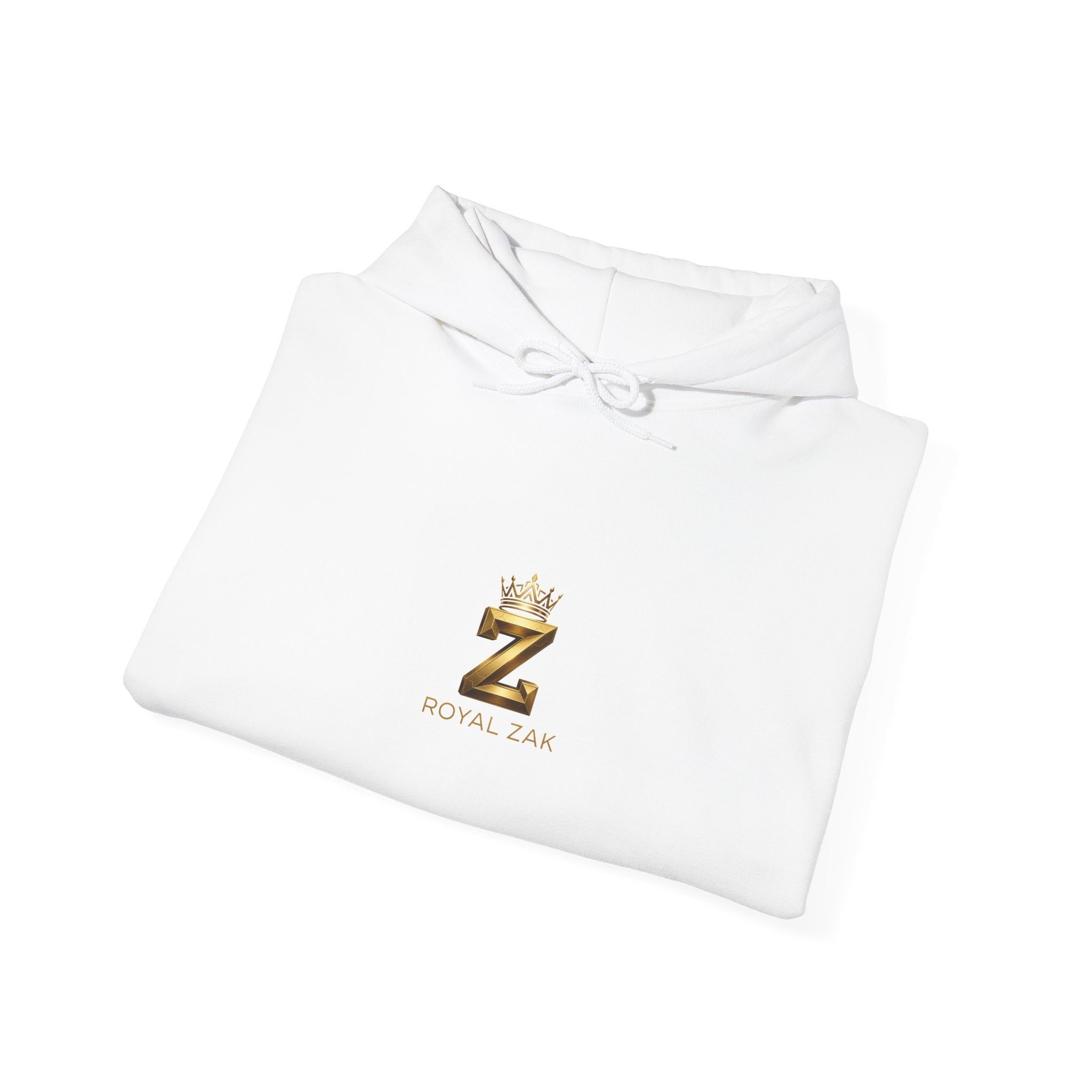 Minimal Gold Crown 'Z' Hoodie - Luxury Initial Logo Sweatshirt