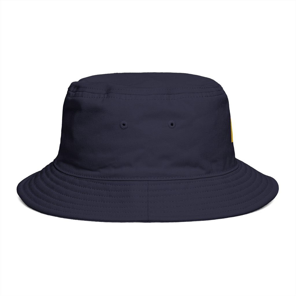 RZ Embroidered Bucket Hat — Retro Minimalist Logo Cap