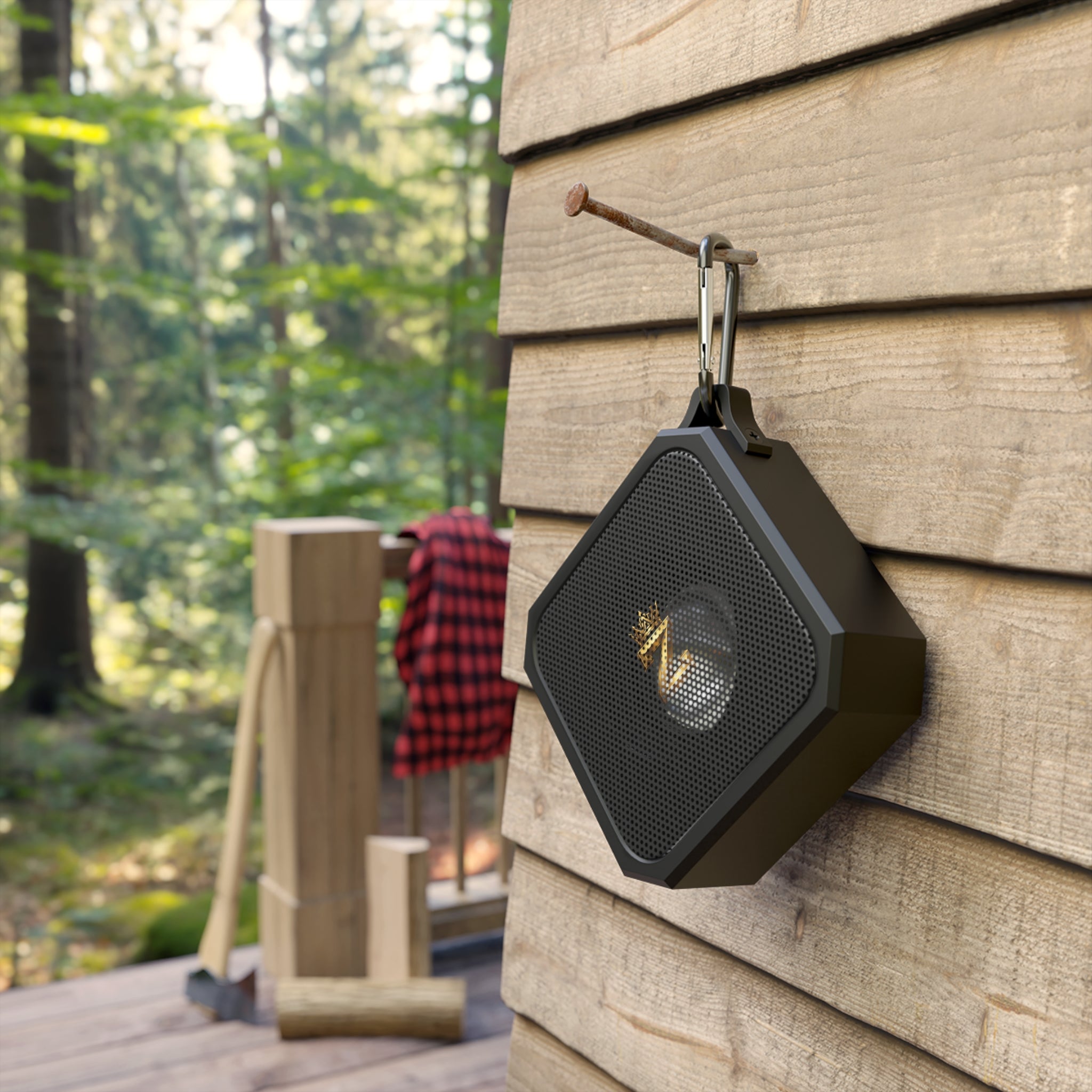 Blackwater Outdoor Bluetooth Speaker — Rugged Waterproof Portable Speaker with Gold 'Z' Crown Logo