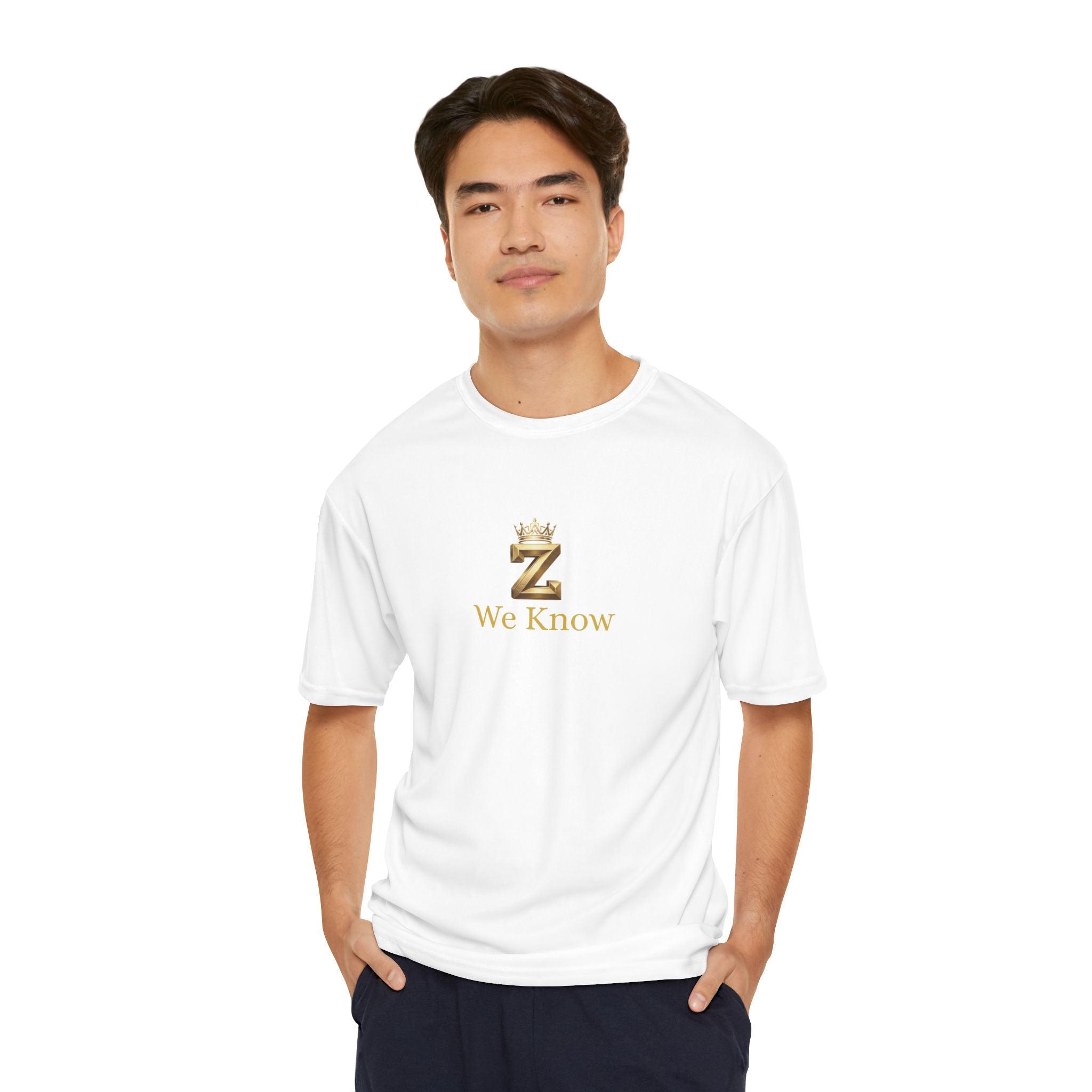 Performance T-Shirt — Gold 'Z We Know' Front + 'IT HURTS' Back Athletic Tee