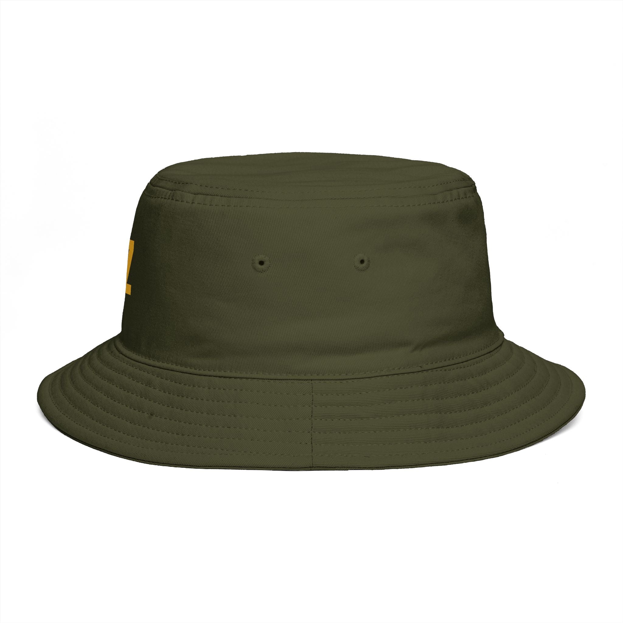 RZ Embroidered Bucket Hat — Retro Minimalist Logo Cap