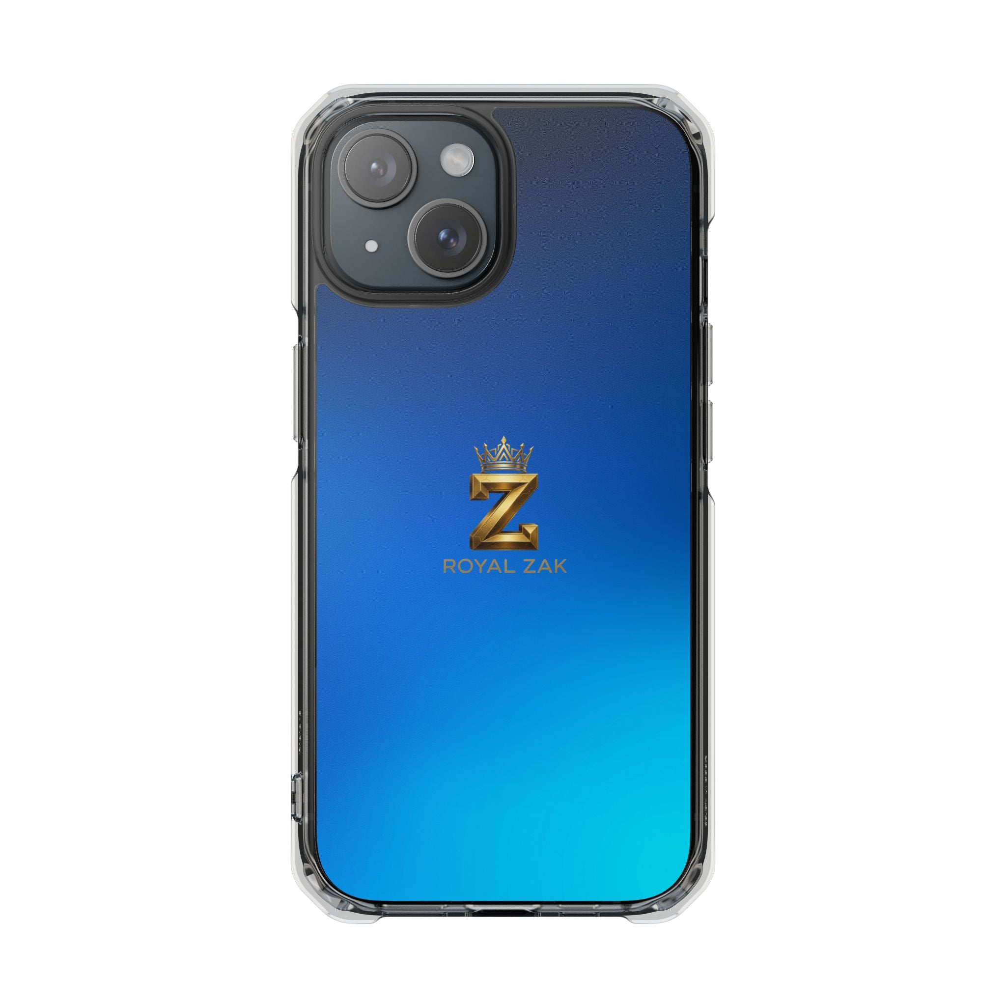 Clear Magnetic Impact Phone Case with Royal Z Logo