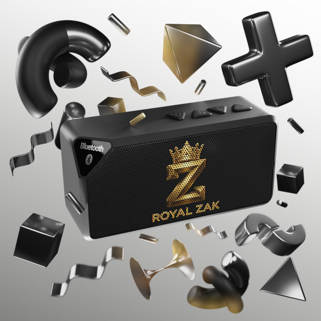 Bluetooth Speaker — Royal Zax Logo Portable Speaker