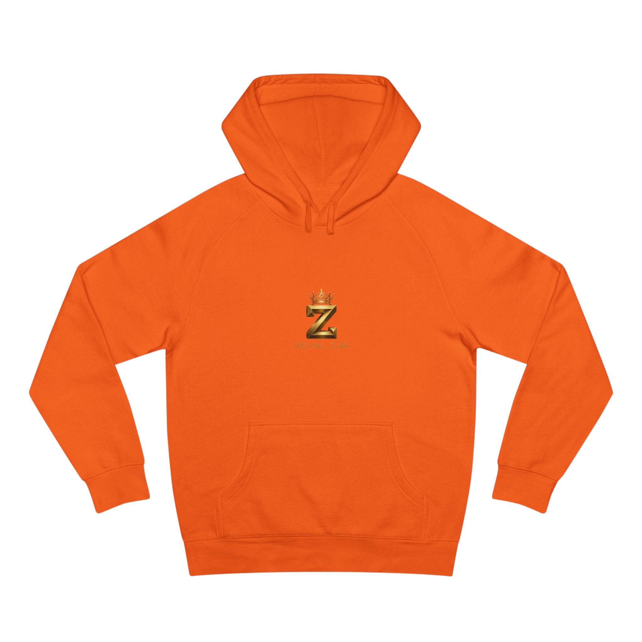 Gold Crown 'Z' Hoodie - Minimal Luxe Logo Pullover