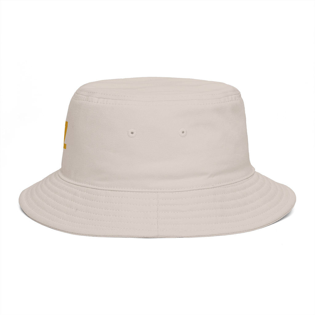 RZ Embroidered Bucket Hat — Retro Minimalist Logo Cap