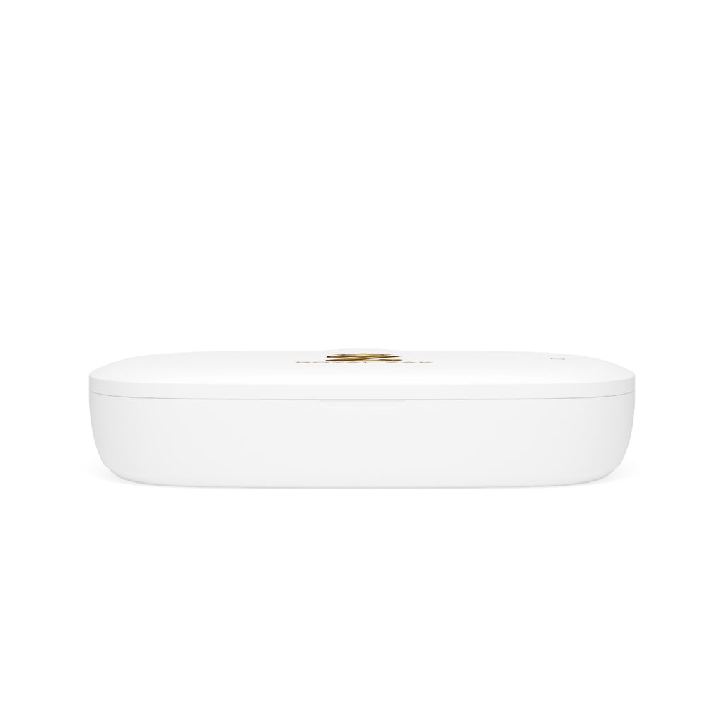 UV Sanitizer & Wireless Charging Pad — Royal Zak Gold Logo