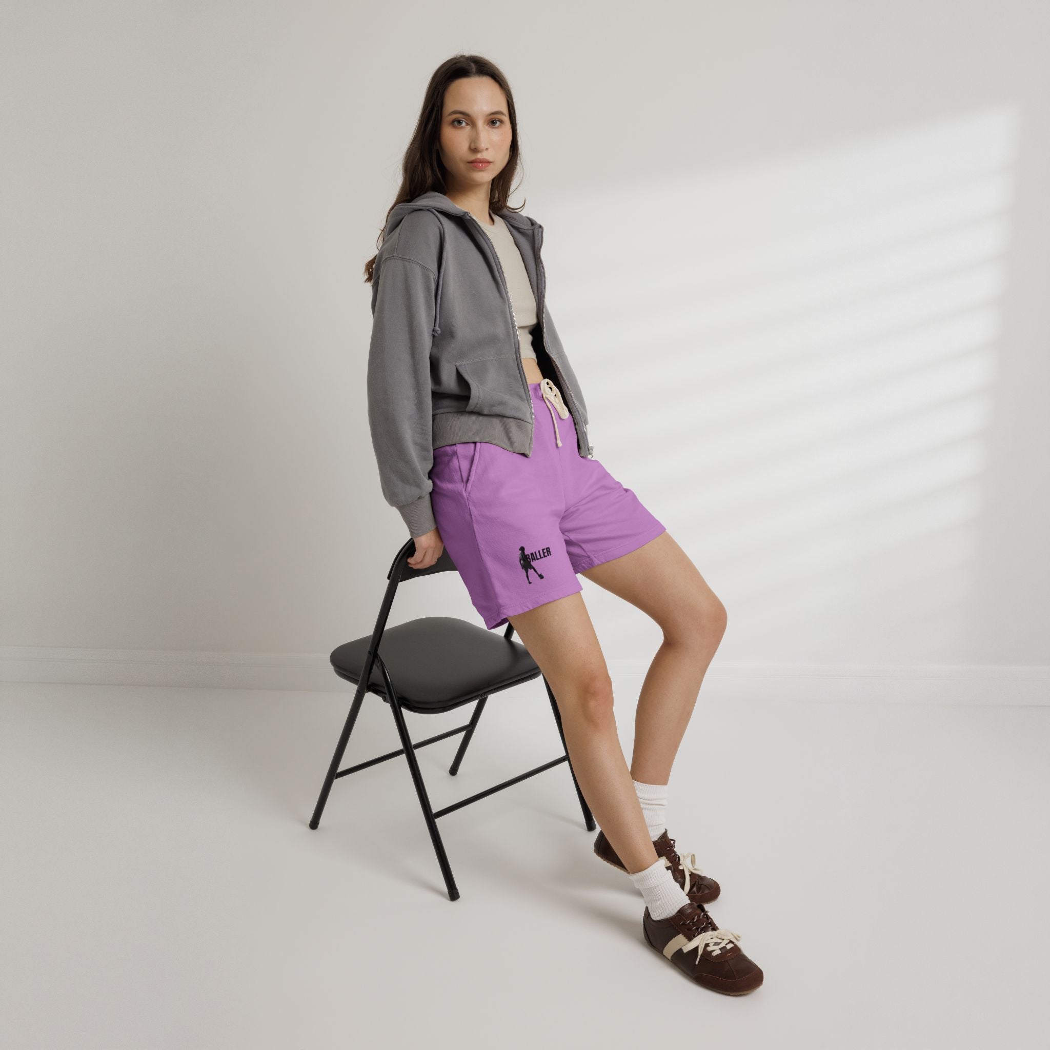 Baller Silhouette Fleece Sweat Shorts