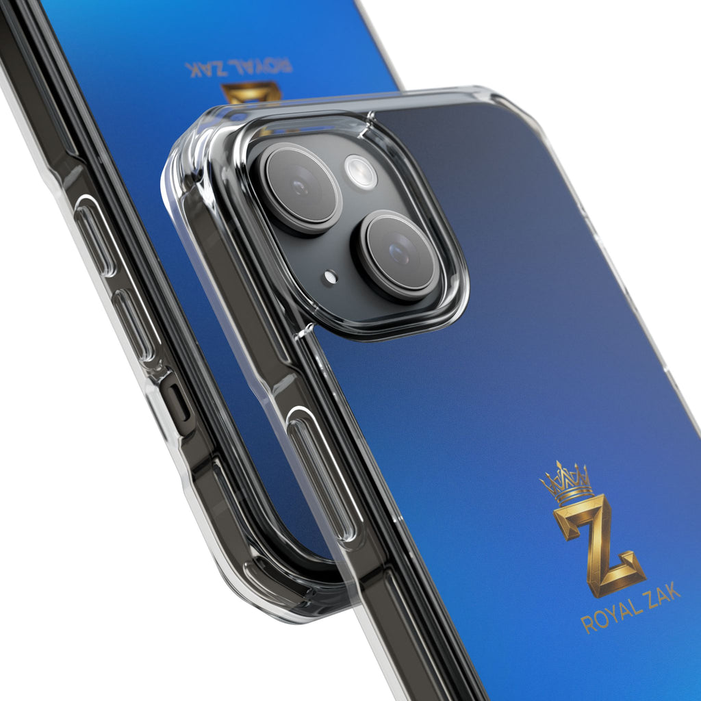 Clear Magnetic Impact Phone Case with Royal Z Logo