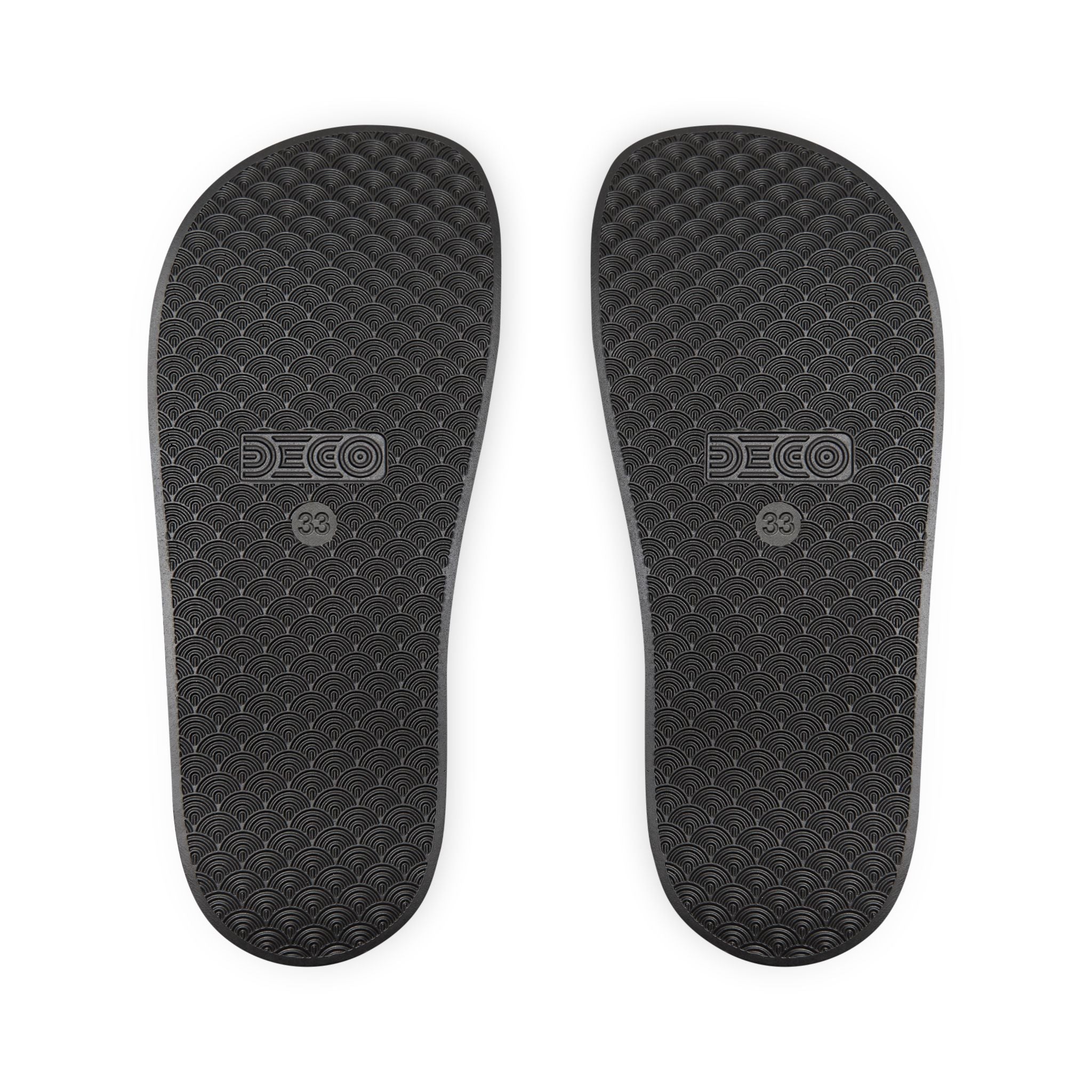 Youth Slide Sandals – White Removable-Strap Slides with Gold 'Z' Crown Logo (Royal Zak)