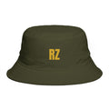 RZ Embroidered Bucket Hat — Retro Minimalist Logo Cap