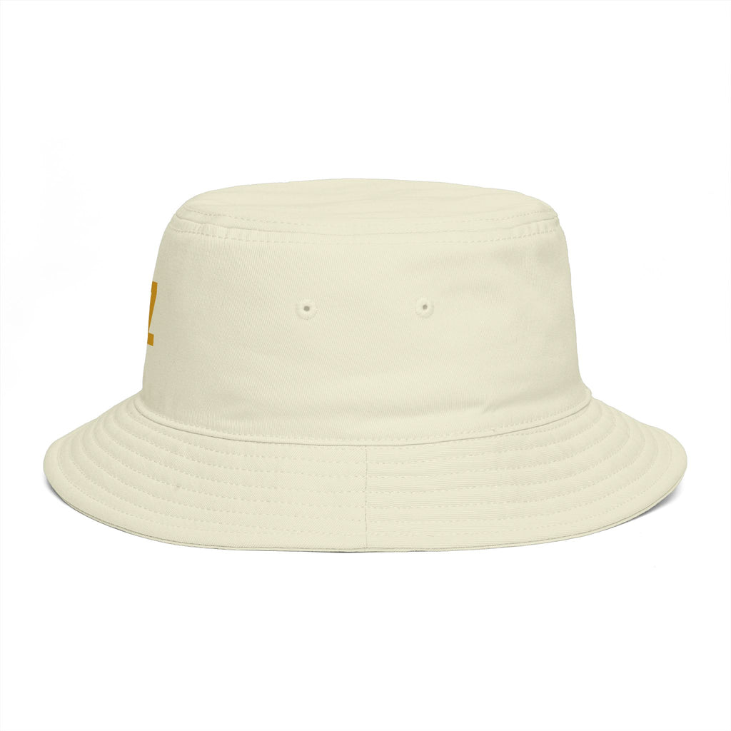 RZ Embroidered Bucket Hat — Retro Minimalist Logo Cap