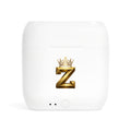 Z Crown Wireless Earbuds Case — Gold 'Z' Monogram with Crown