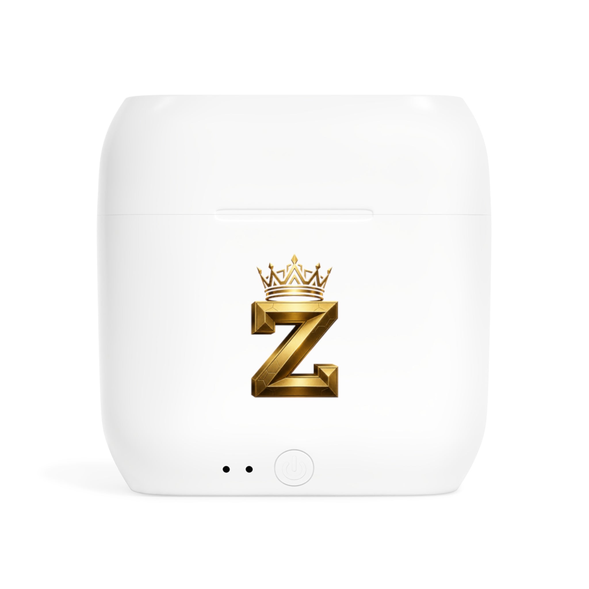 Z Crown Wireless Earbuds Case — Gold 'Z' Monogram with Crown