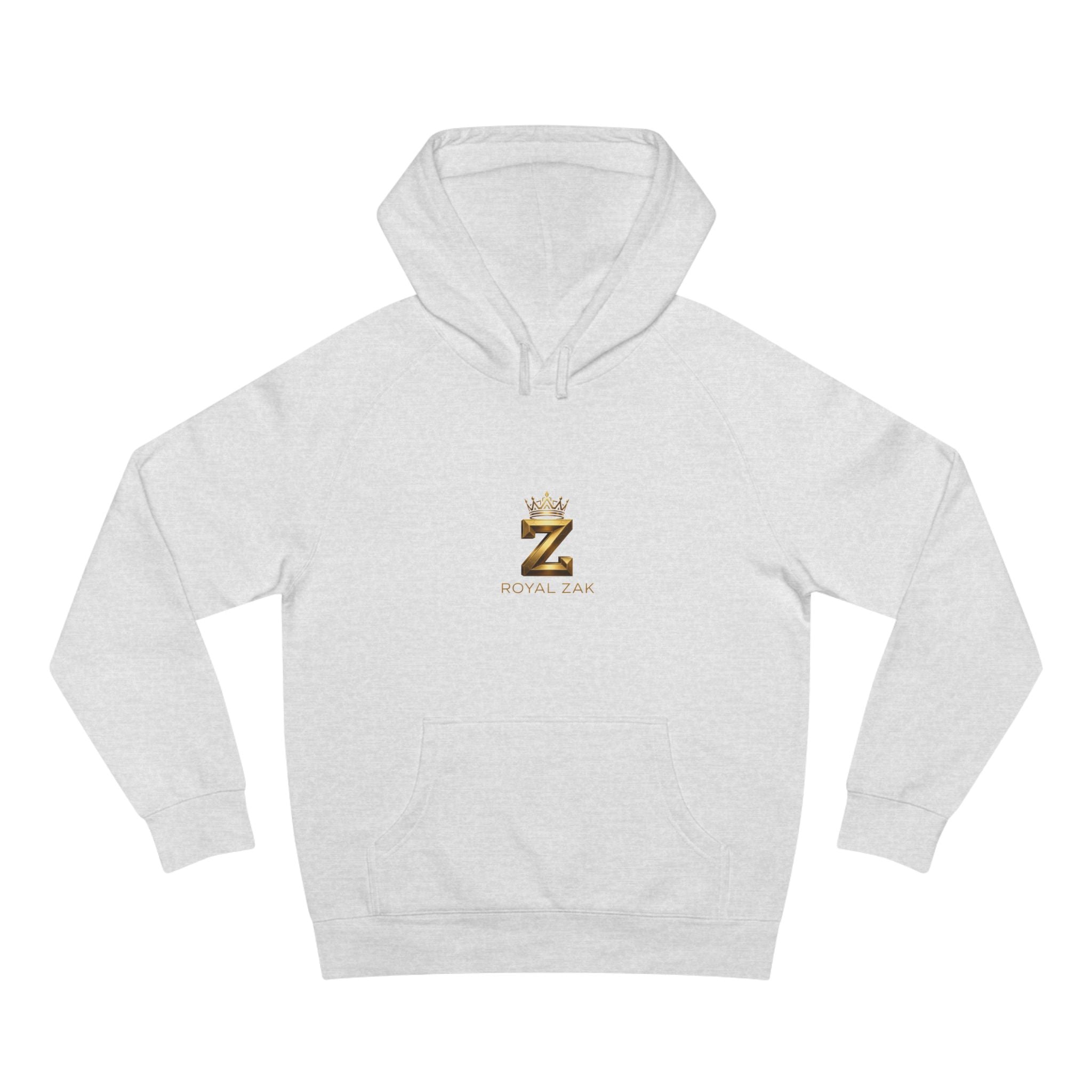 Gold Crown 'Z' Hoodie - Minimal Luxe Logo Pullover