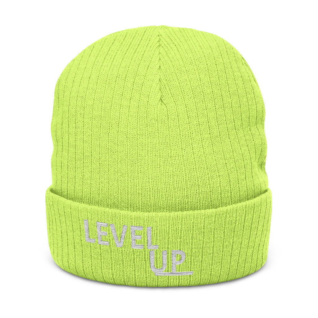 Ribbed Knit Beanie (Embroidery)
