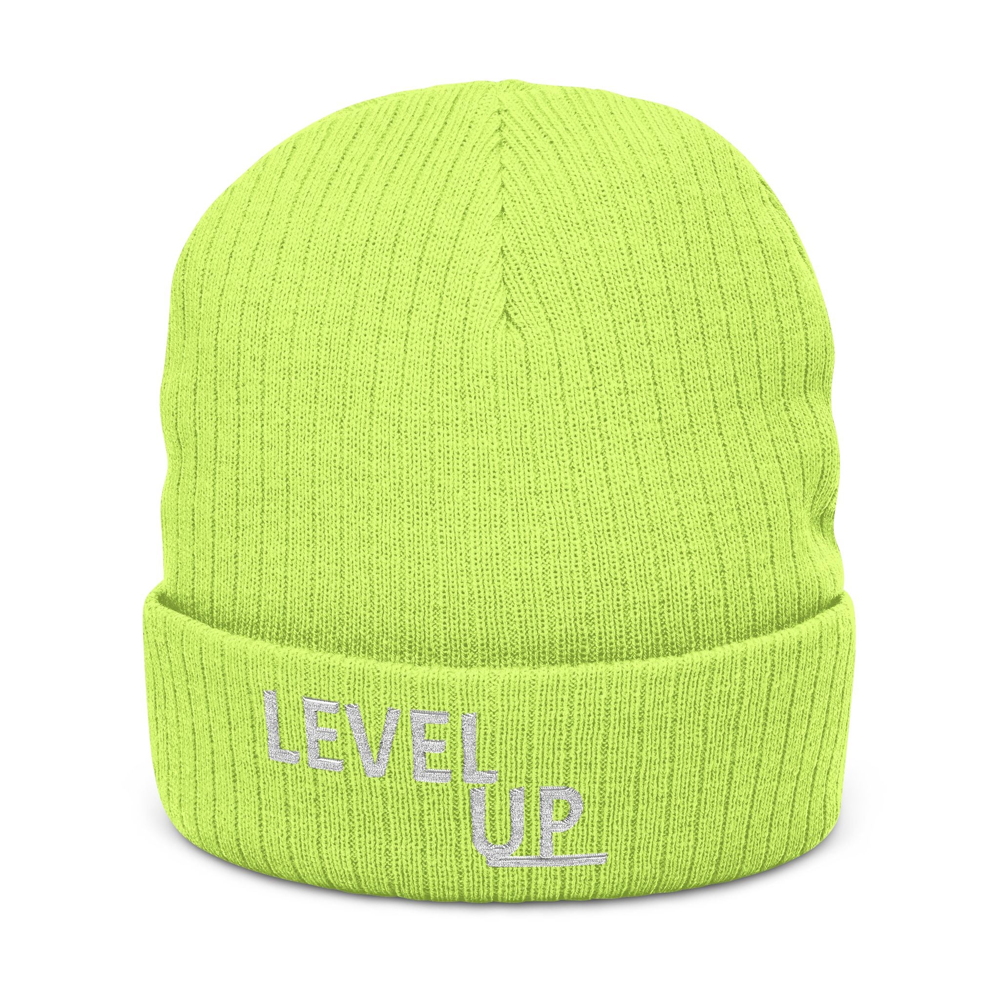 Ribbed Knit Beanie (Embroidery)