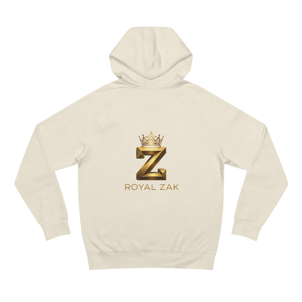 LOVE Pink Front Hoodie with Gold "Z Royal Zak" Back - Cozy Valentine Pullover