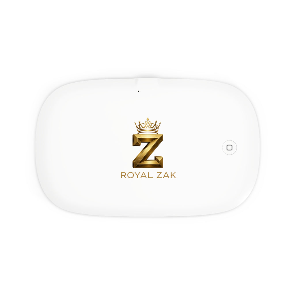 UV Sanitizer & Wireless Charging Pad — Royal Zak Gold Logo