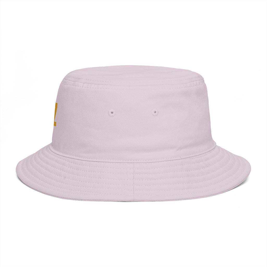 RZ Embroidered Bucket Hat — Retro Minimalist Logo Cap
