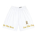 Athletic Shorts — "Be The Best For The Top" Gold Logo Performance Shorts