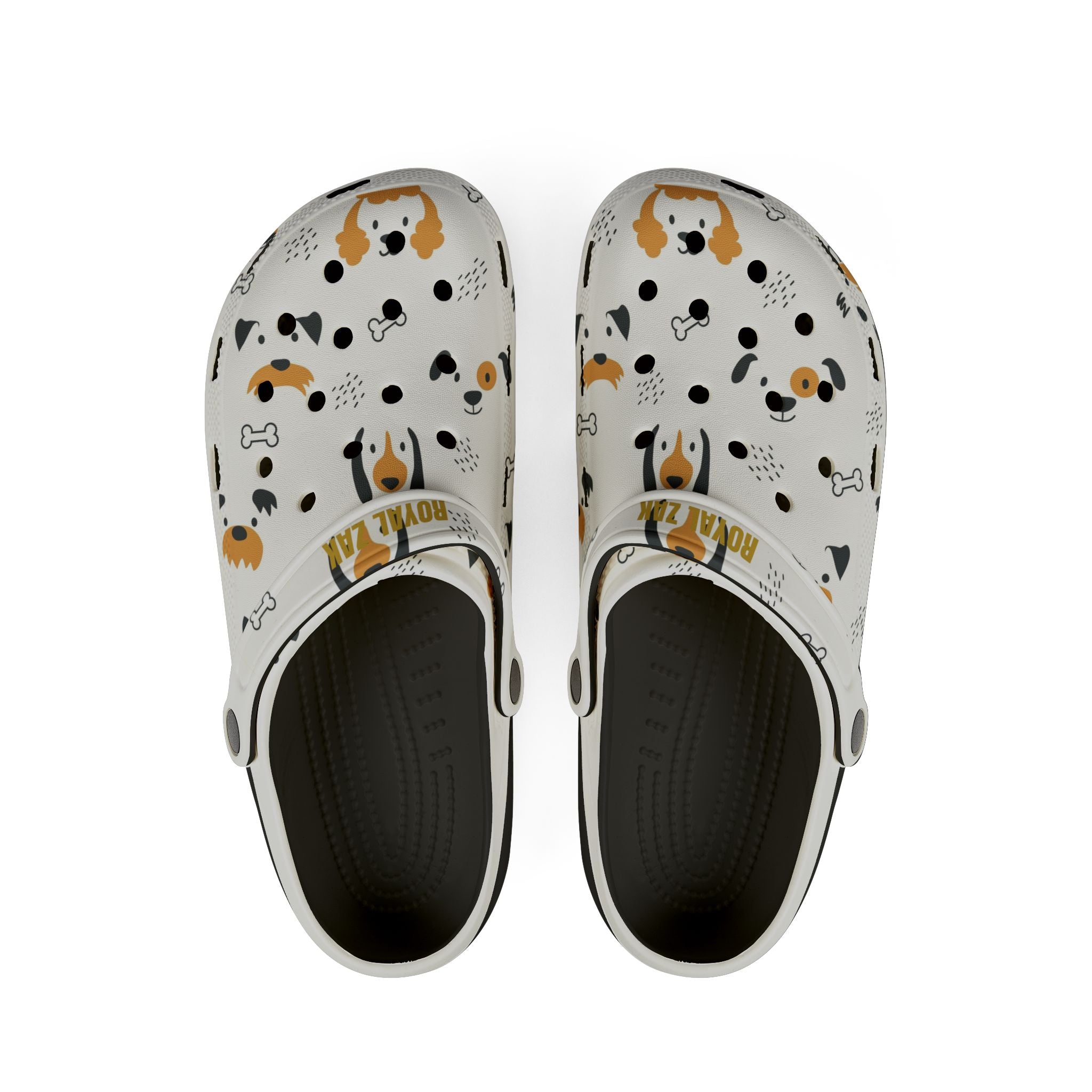 Dog Pattern EVA Clogs — Lightweight Waterproof Garden Shoes