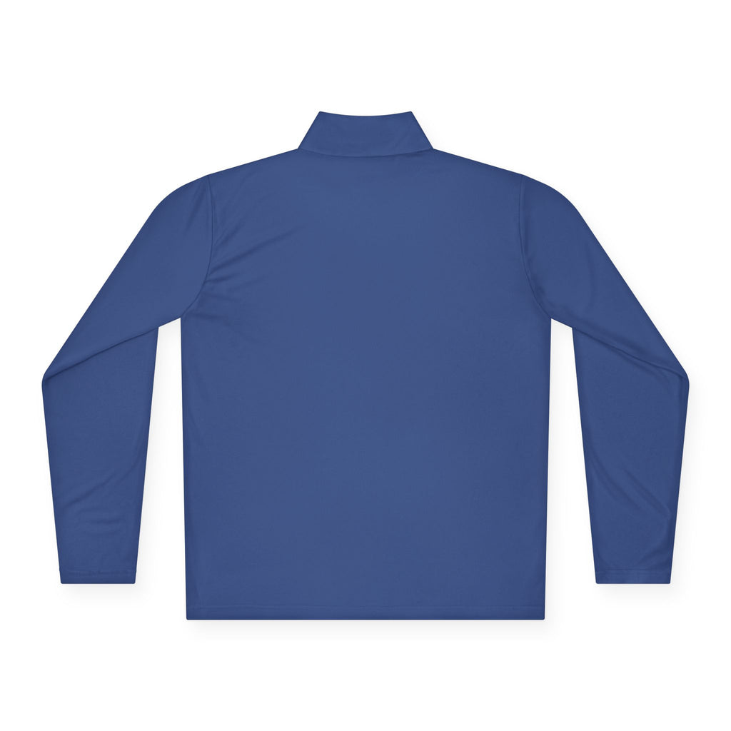 Quarter-Zip Pullover — Royal Elm Gold Logo embroidered