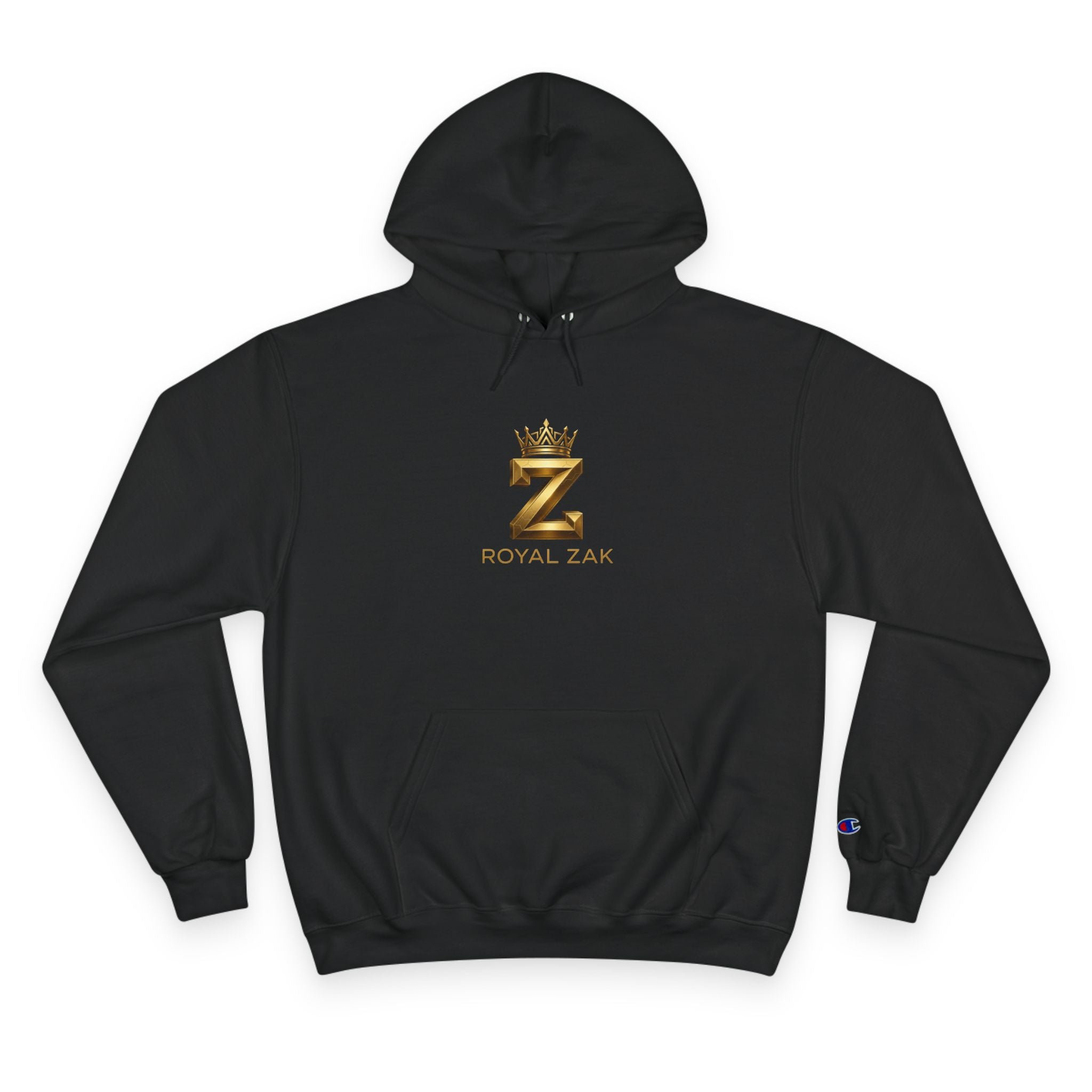 Royal Zak Gold Crown Hoodie — Premium Embroidered Streetwear