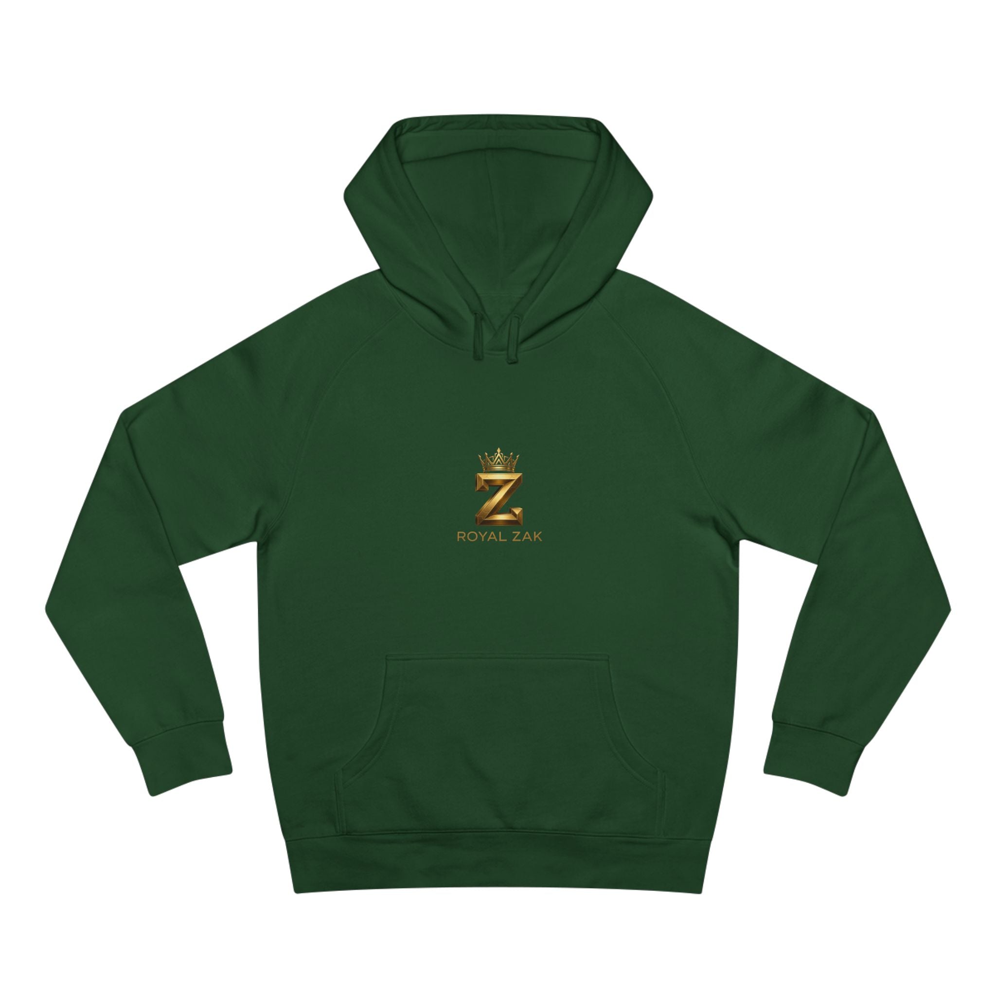 Gold Crown 'Z' Hoodie - Minimal Luxe Logo Pullover