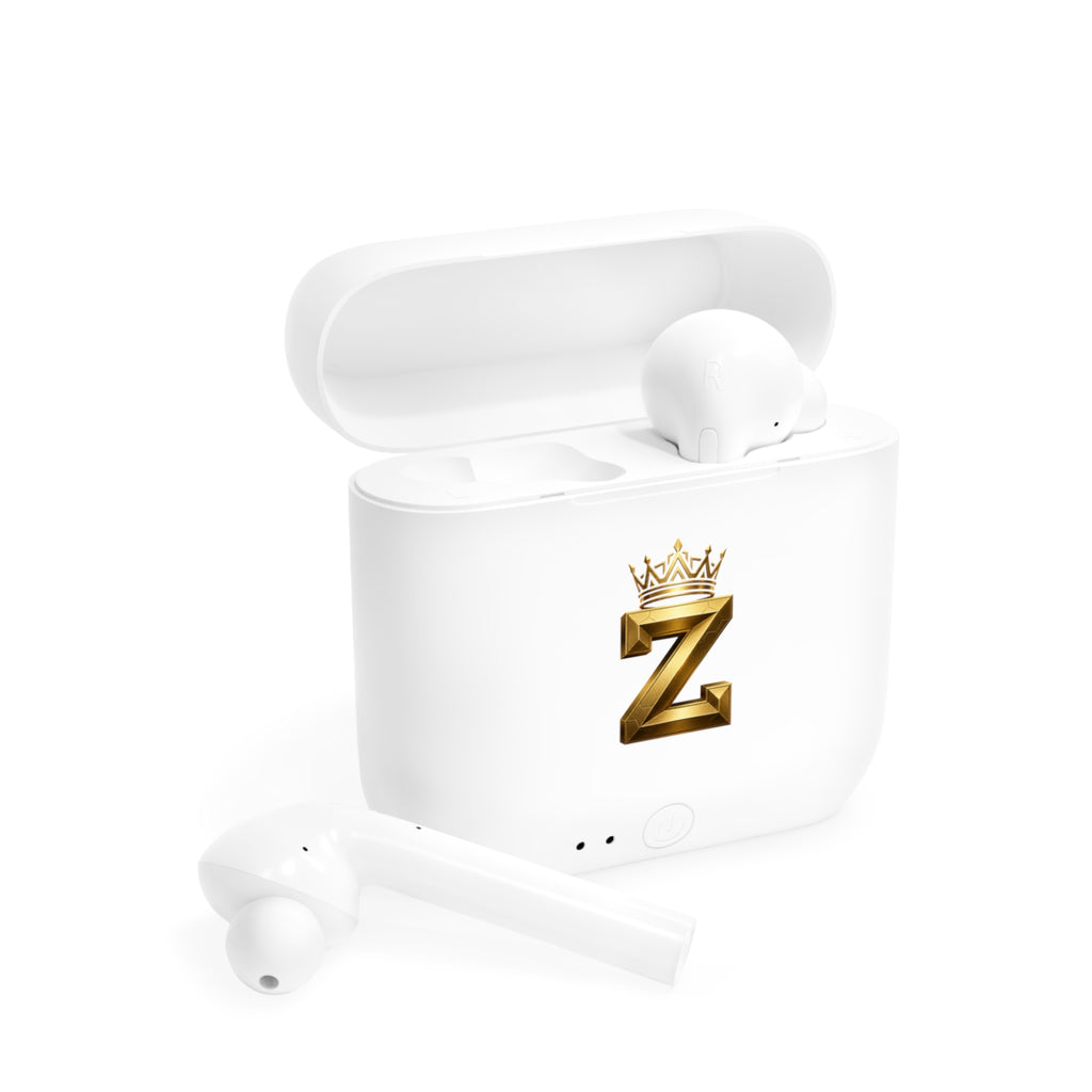 Z Crown Wireless Earbuds Case — Gold 'Z' Monogram with Crown