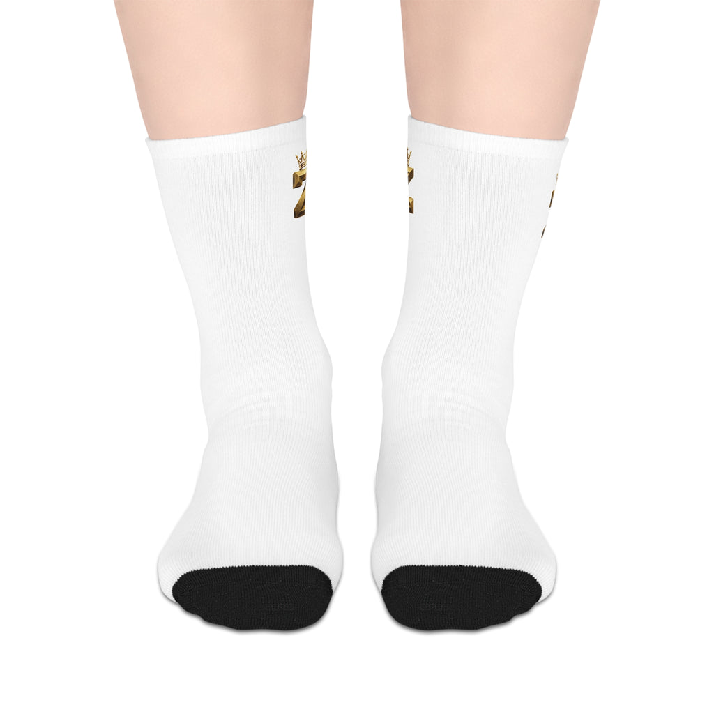 Reindeer Antler Mid-Length Socks — Cute Holiday Christmas Socks
