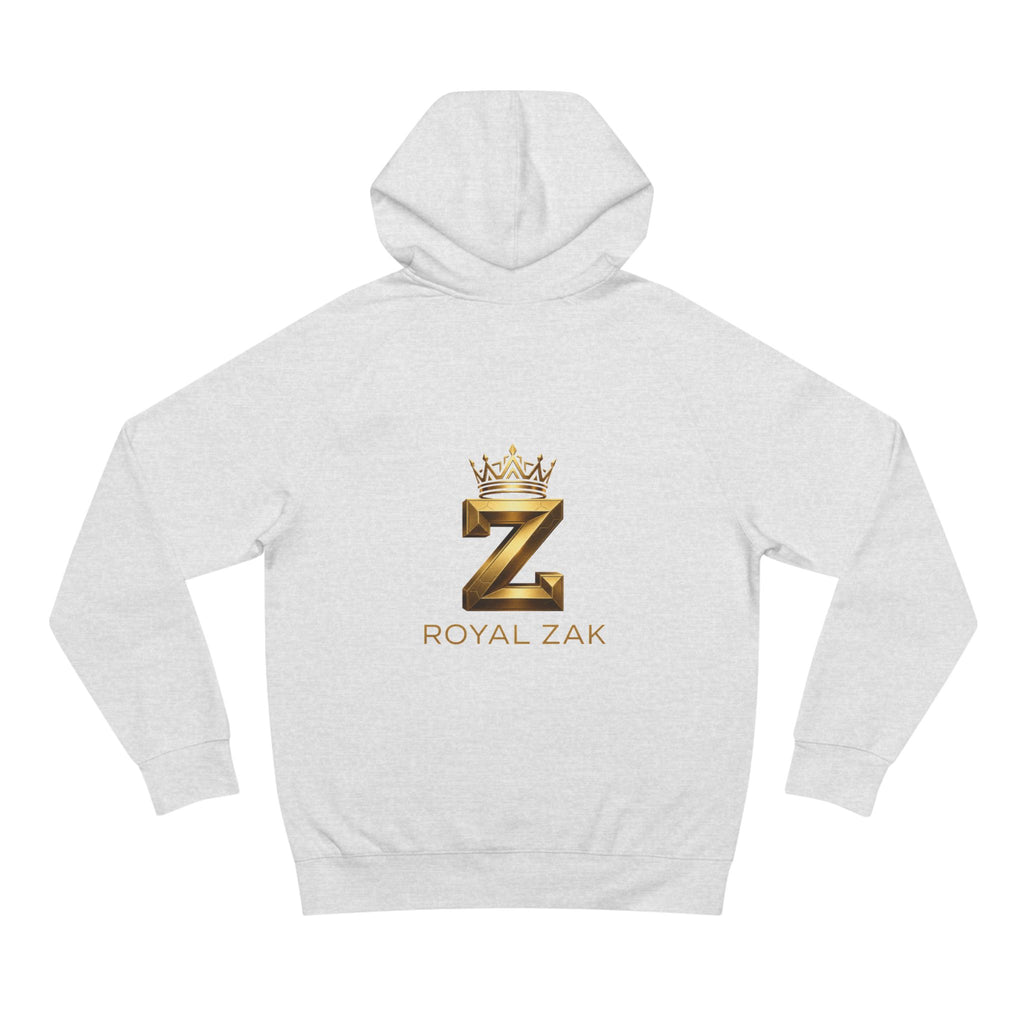 LOVE Pink Front Hoodie with Gold "Z Royal Zak" Back - Cozy Valentine Pullover