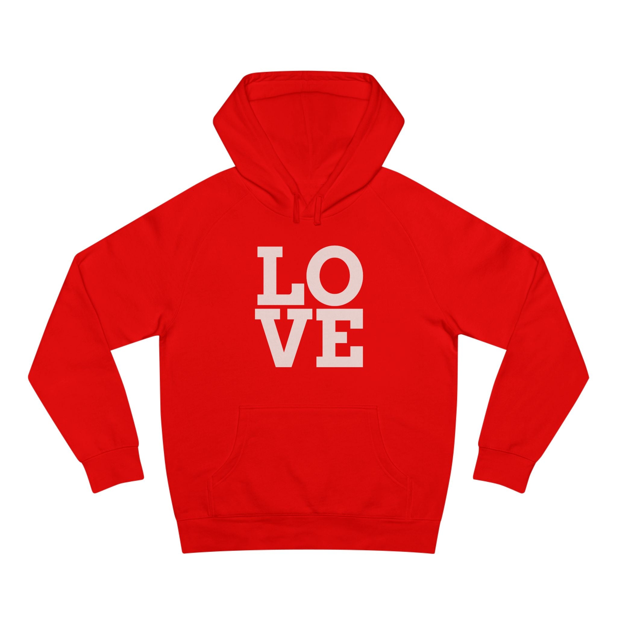 LOVE Pink Front Hoodie with Gold "Z Royal Zak" Back - Cozy Valentine Pullover