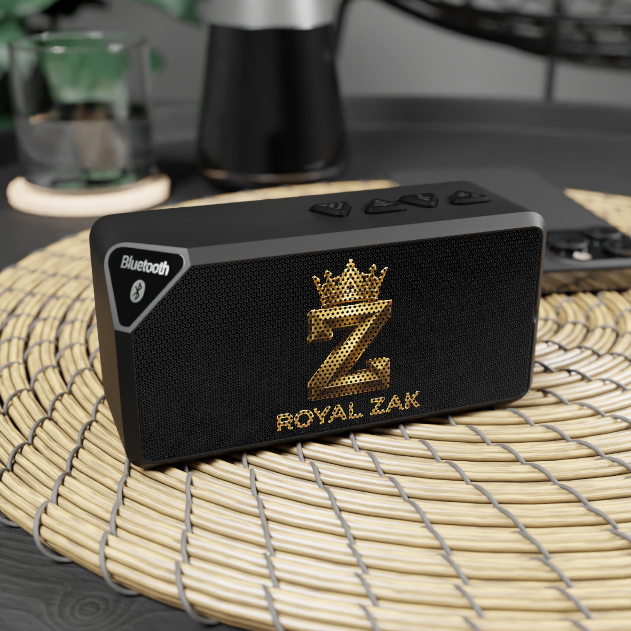 Bluetooth Speaker — Royal Zax Logo Portable Speaker