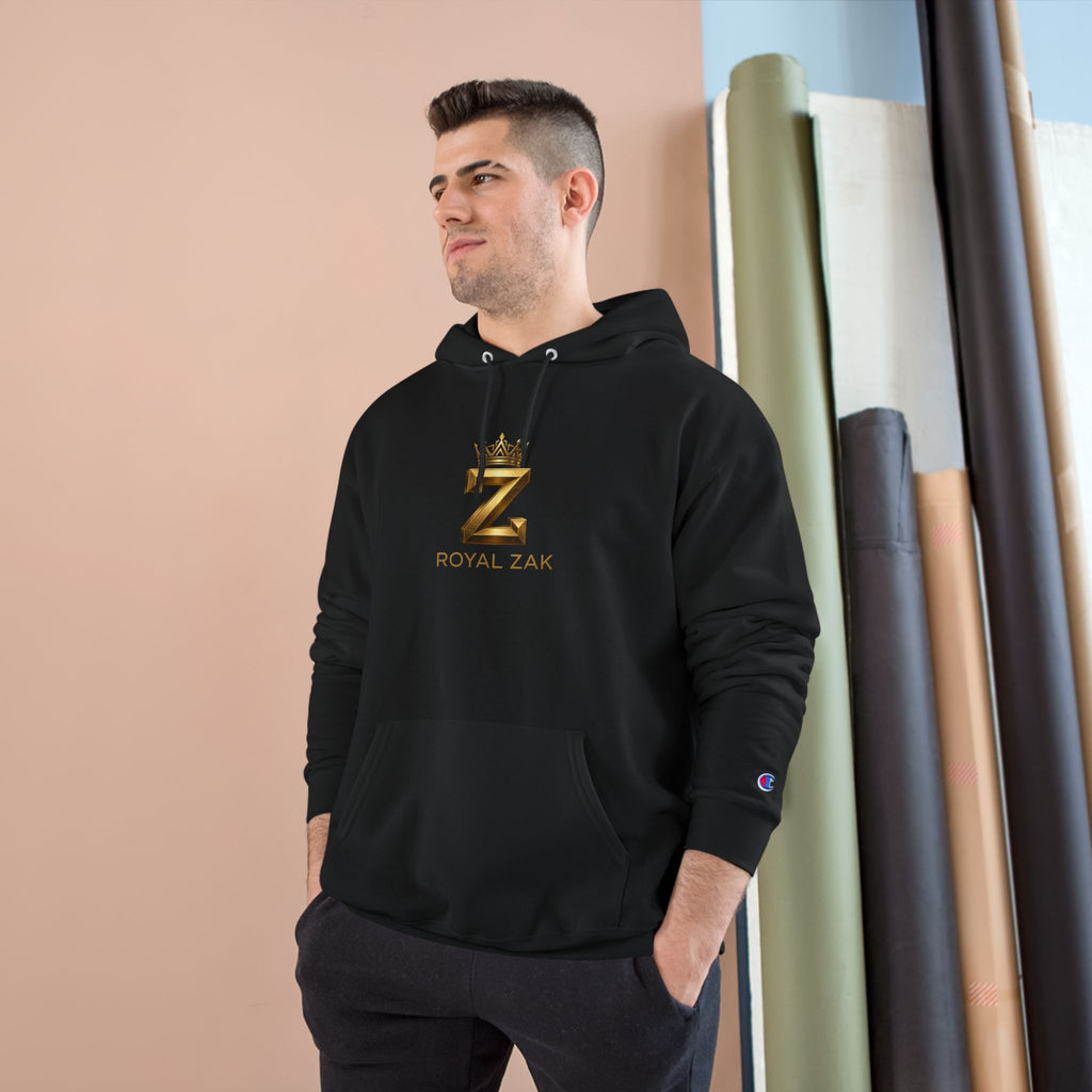 Royal Zak Gold Crown Hoodie — Premium Embroidered Streetwear