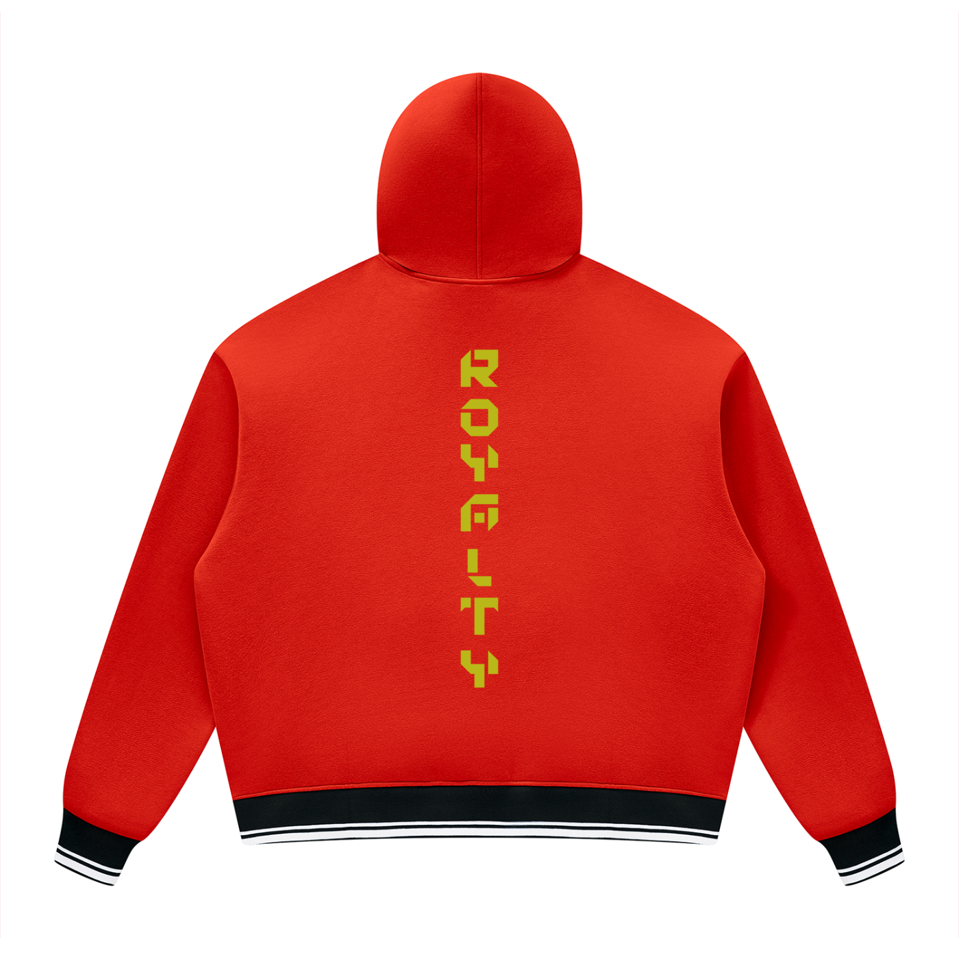 Unisex Oversized Color Block Fleece Hoodie